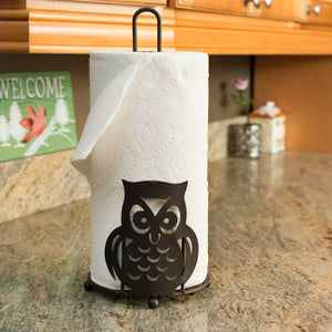 Home Basics Steel Owl Paper Towel Holder, Bronze $8.00 EACH, CASE PACK OF 12