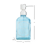 Load image into Gallery viewer, Home Basics Live 15.2 oz. Glass Soap Dispenser - Assorted Colors
