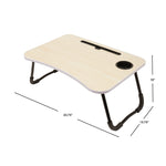 Load image into Gallery viewer, Home Basics Contoured Bed Tray with Media Slot and Cup Holder $15.00 EACH, CASE PACK OF 8
