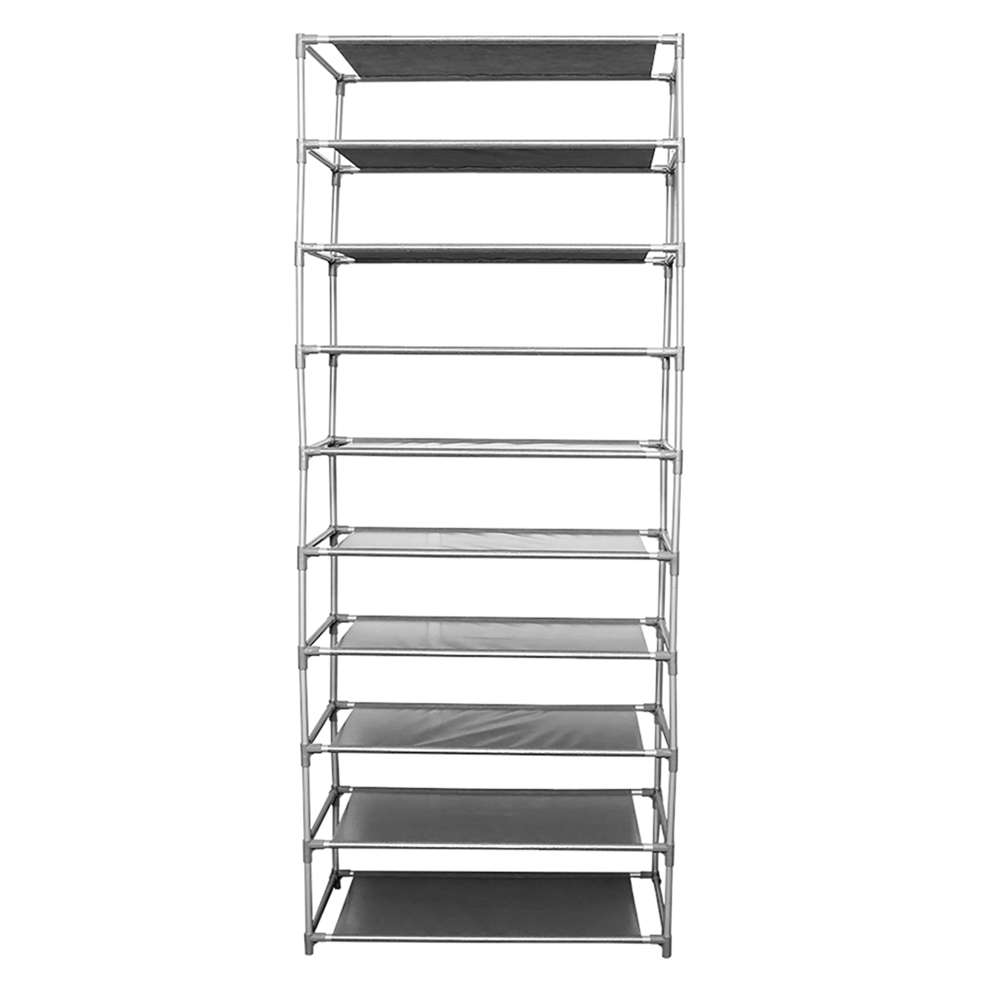 Home Basics 30  Pair Non-Woven Multi-Purpose Stackable Free-Standing Shoe Rack, Grey $20.00 EACH, CASE PACK OF 6
