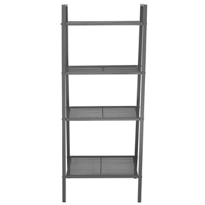 Home Basics Medium 4 Tier Metal Rack, (24” x 14” x 58), Grey $50.00 EACH, CASE PACK OF 1