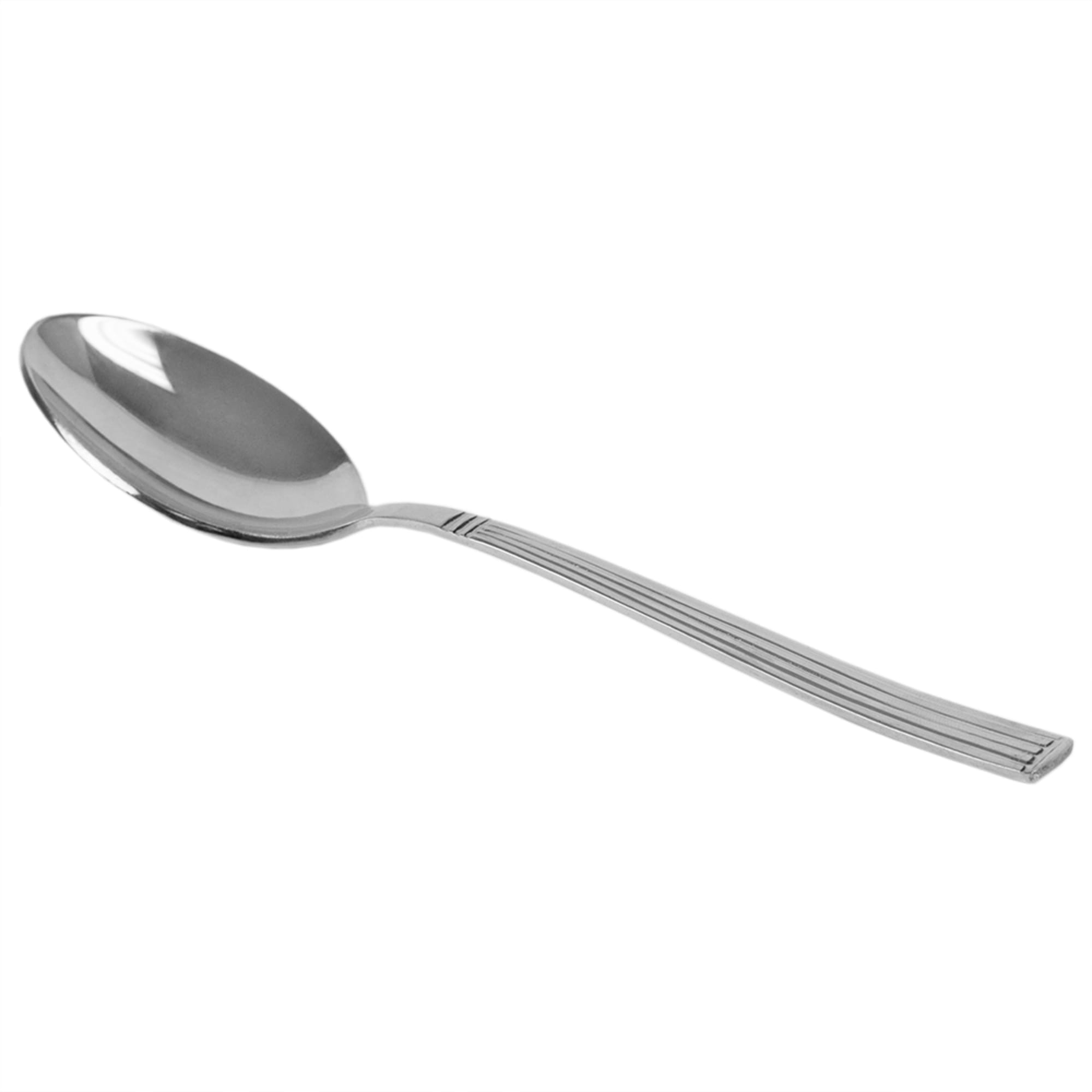 Silver 4-Piece Dinner Spoon Set - Mirror Finish Stainless Steel Flatware Dinner Utensils, Essential Kitchen Cutlery Set, Dishwasher Safe $2.00 EACH, CASE PACK OF 24