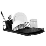 Load image into Gallery viewer, Michael Graves Design Black Finish Steel Wire Compact Dish Rack, Black $12.00 EACH, CASE PACK OF 6
