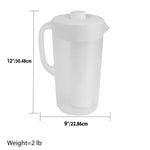 Load image into Gallery viewer, Home Basics 2 LT Classic Plastic Pitcher with Four Tumblers, White $5.00 EACH, CASE PACK OF 6
