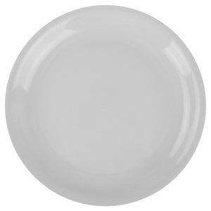 Home Basics 10.5" Ceramic Dinner Plate, White $2.50 EACH, CASE PACK OF 12