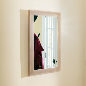 Home Basics Contemporary Rectangle Wall Mirror, Natural $5.00 EACH, CASE PACK OF 6