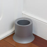 Load image into Gallery viewer, Home Basics Plastic Toilet Brush with Compact Holder, Grey $4.00 EACH, CASE PACK OF 12
