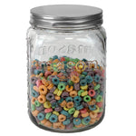 Load image into Gallery viewer, Home Basics  122 oz. Large Mason Glass Canister, Clear $6.00 EACH, CASE PACK OF 6
