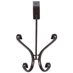 Load image into Gallery viewer, Home Basics Over the Door Double Hook, Bronze $3.00 EACH, CASE PACK OF 12
