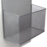 Load image into Gallery viewer, Home Basics Over the Cabinet Mesh Steel Basket, Silver $10.00 EACH, CASE PACK OF 6
