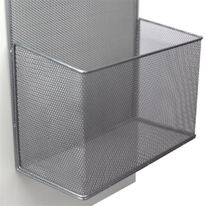 Home Basics Over the Cabinet Mesh Steel Basket, Silver $10.00 EACH, CASE PACK OF 6