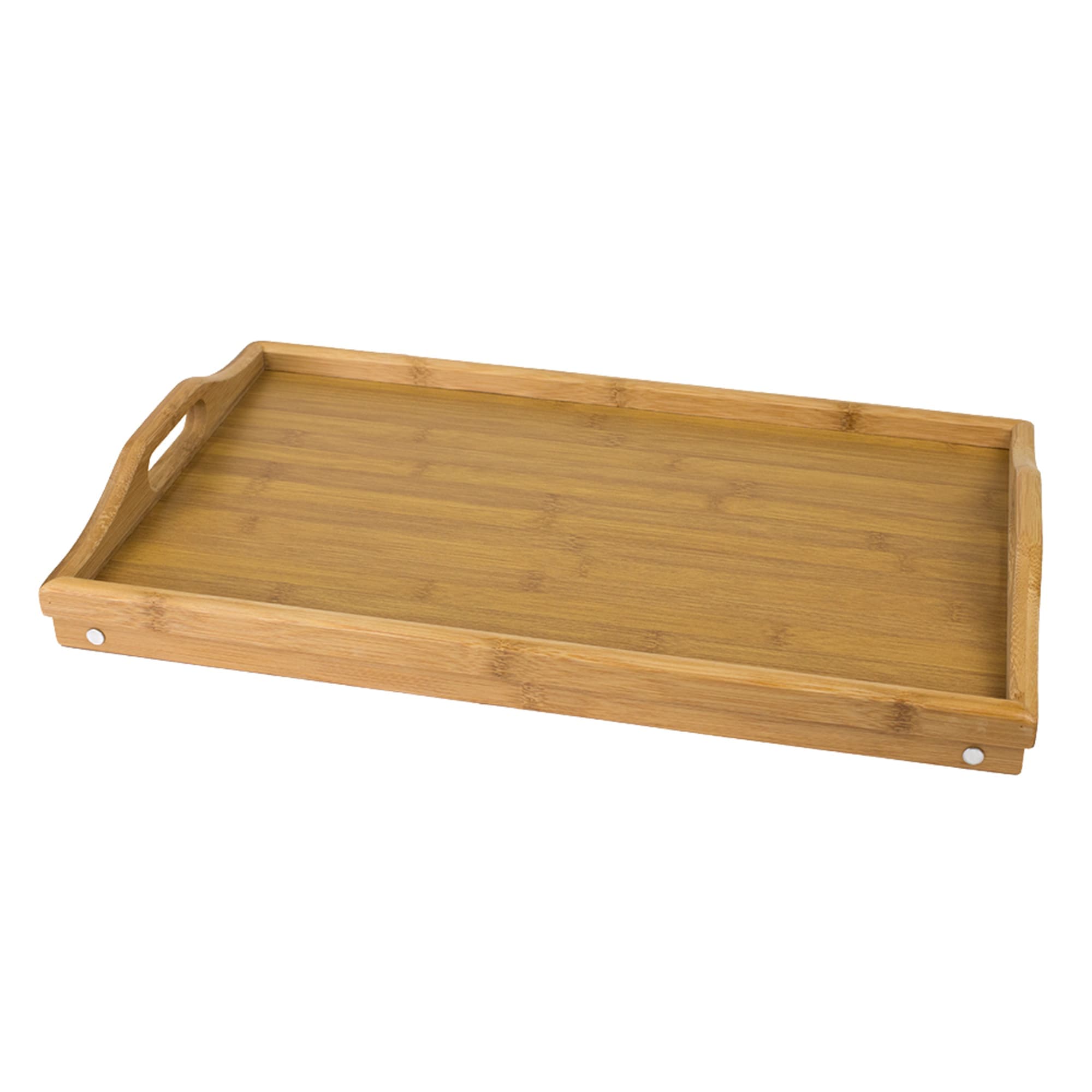 Home Basics Multi-Purpose Folding Bamboo Bed Tray with Cut-out Handles $15.00 EACH, CASE PACK OF 6