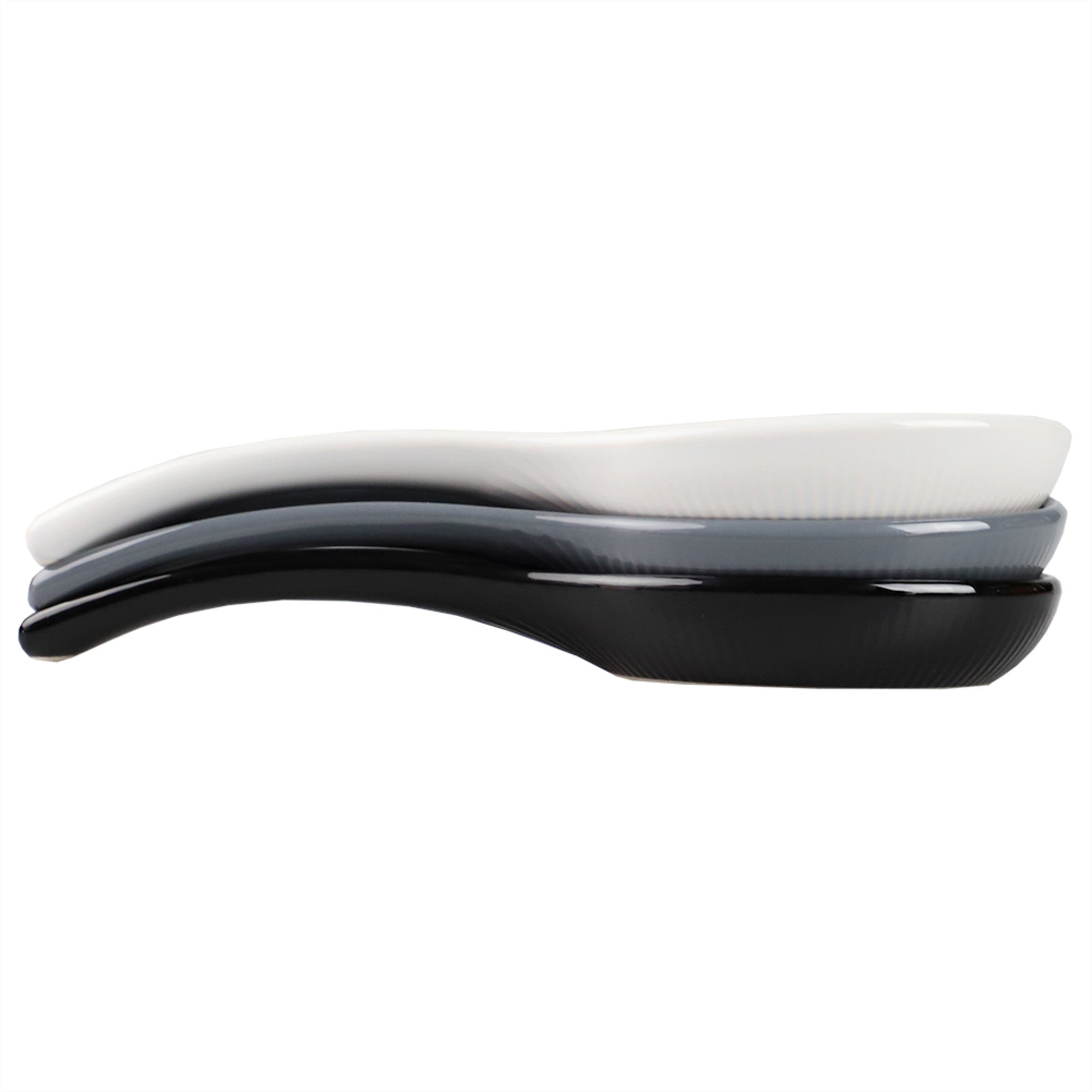 Home Basics 9.75" x 3.5" Ceramic Spoon Rest - Assorted Colors