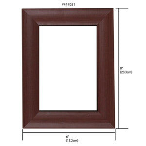 Home Basics 4” x 6” Deluxe Solid Wood Picture Frame - Assorted Colors