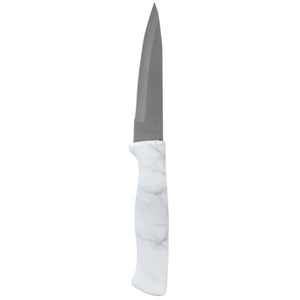 Home Basics Marble Collection 3.5" Paring Knife, White $1.5 EACH, CASE PACK OF 24