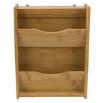 Load image into Gallery viewer, Home Basics Bamboo Letter Rack with Key Box, Natural $12.00 EACH, CASE PACK OF 12
