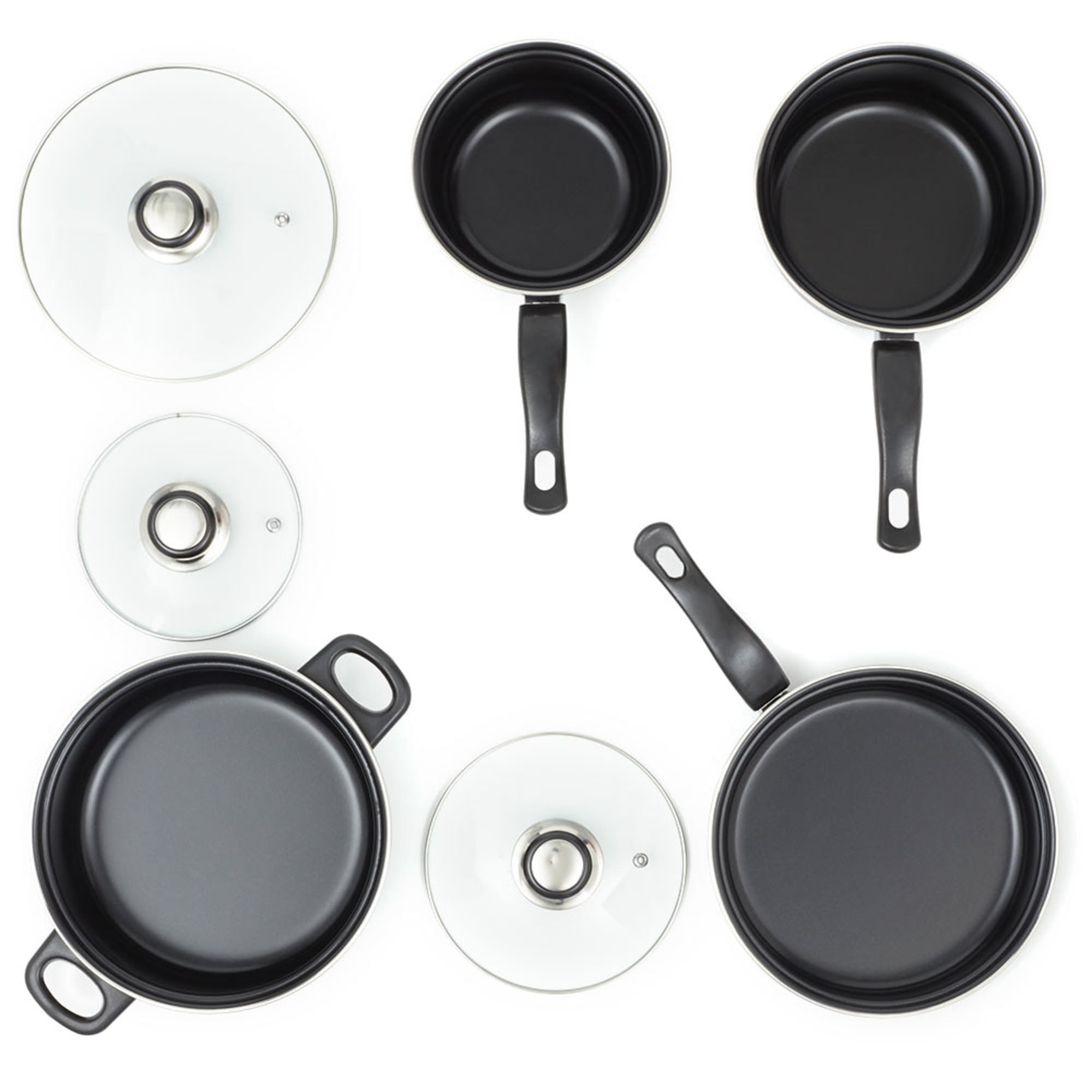 Buy High Quality 7 Pcs Carbon Steel Nonstick Cookware Cooking Kitchen Pots  And Pans Set Non Stick Cookware Sets from Zhejiang Longhe Industry Trading  Co., Ltd., China