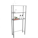 Load image into Gallery viewer, Home Basics 3 Tier  Over the Toilet Space Saver with Tempered Glass Shelves, Chrome $70.00 EACH, CASE PACK OF 4
