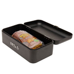 Load image into Gallery viewer, Home Basics Soho Metal Bread Box, Black $25.00 EACH, CASE PACK OF 4
