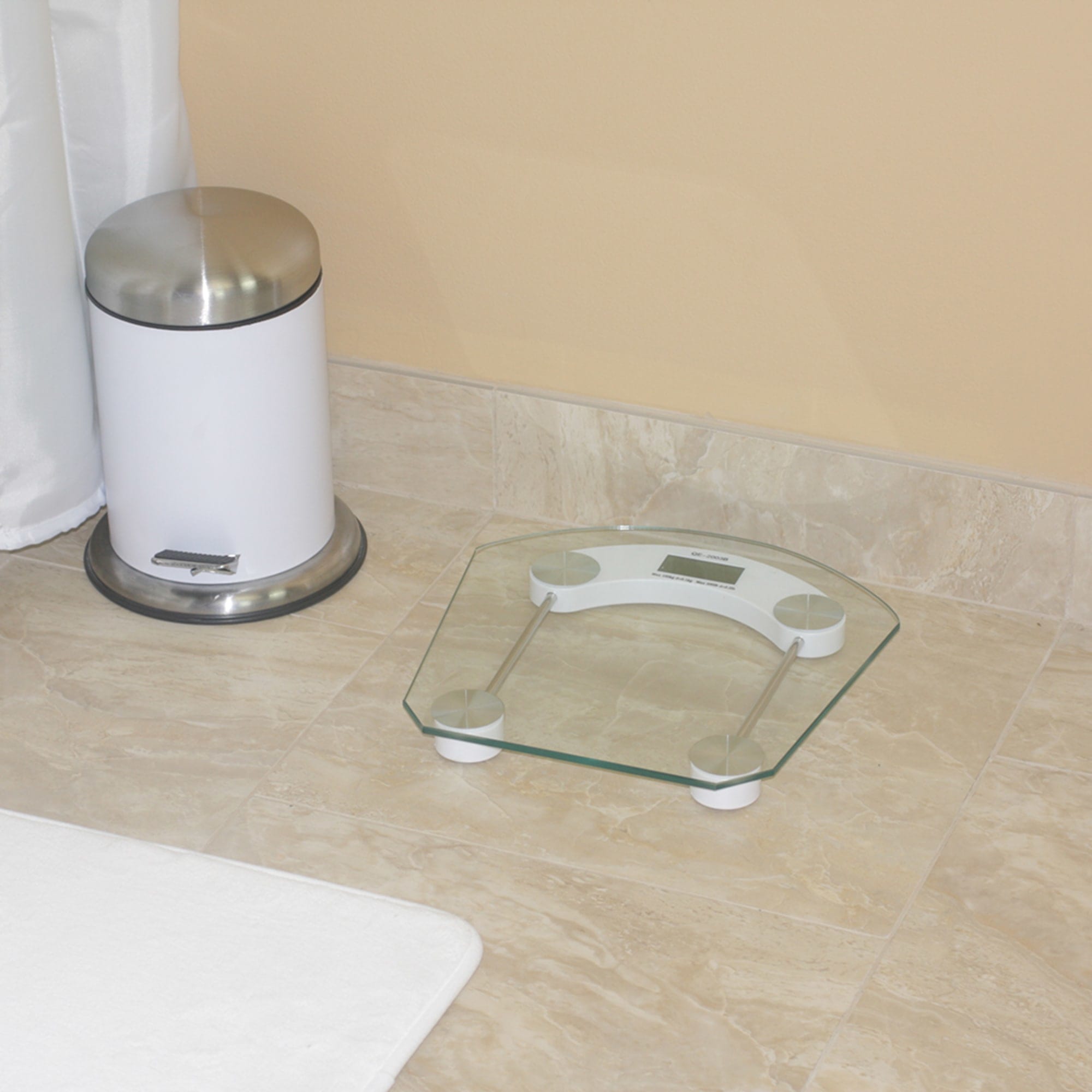Home Basics Non-Skid Mechanical Bathroom Scale, BATH ORGANIZATION