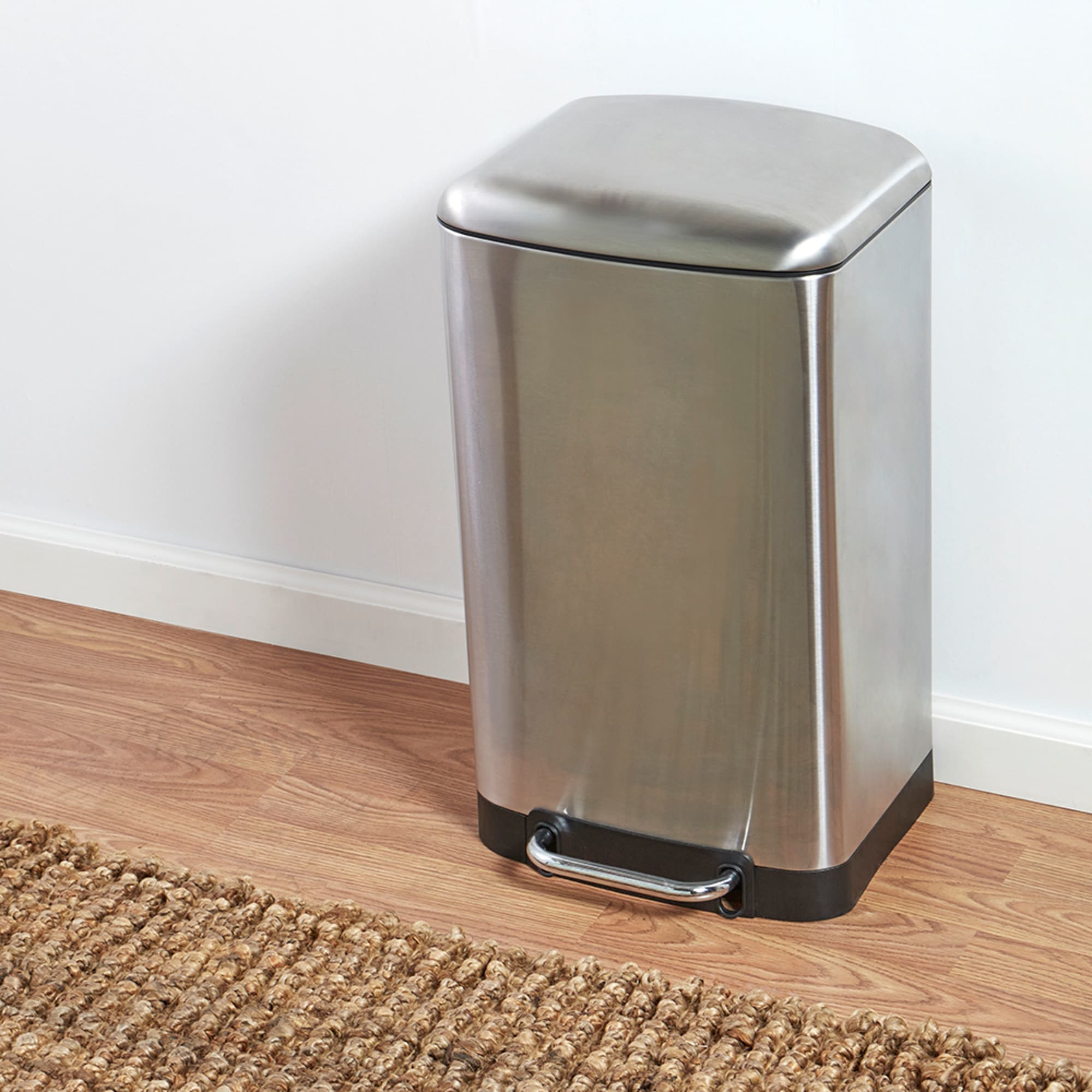 Michael Graves Design Soft Close 30 Liter Step On Stainless Steel Waste Bin, Silver $50.00 EACH, CASE PACK OF 1