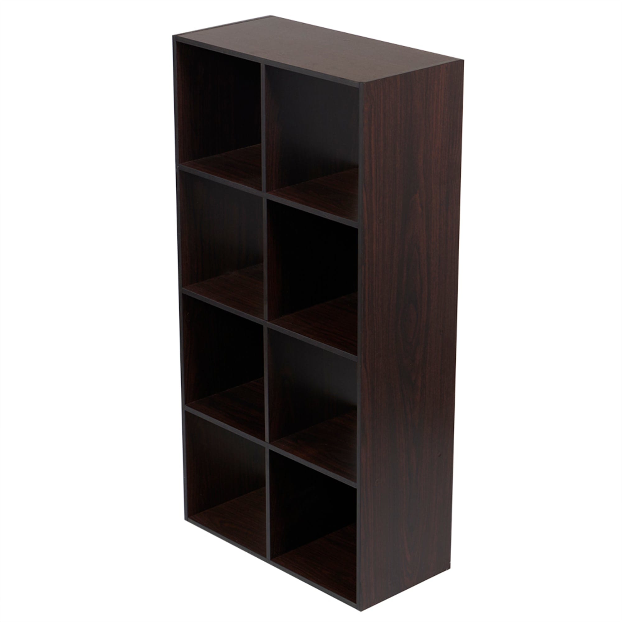 Home Basics Open and Enclosed 8 Cube MDF Storage Organizer, Espresso $50.00 EACH, CASE PACK OF 1