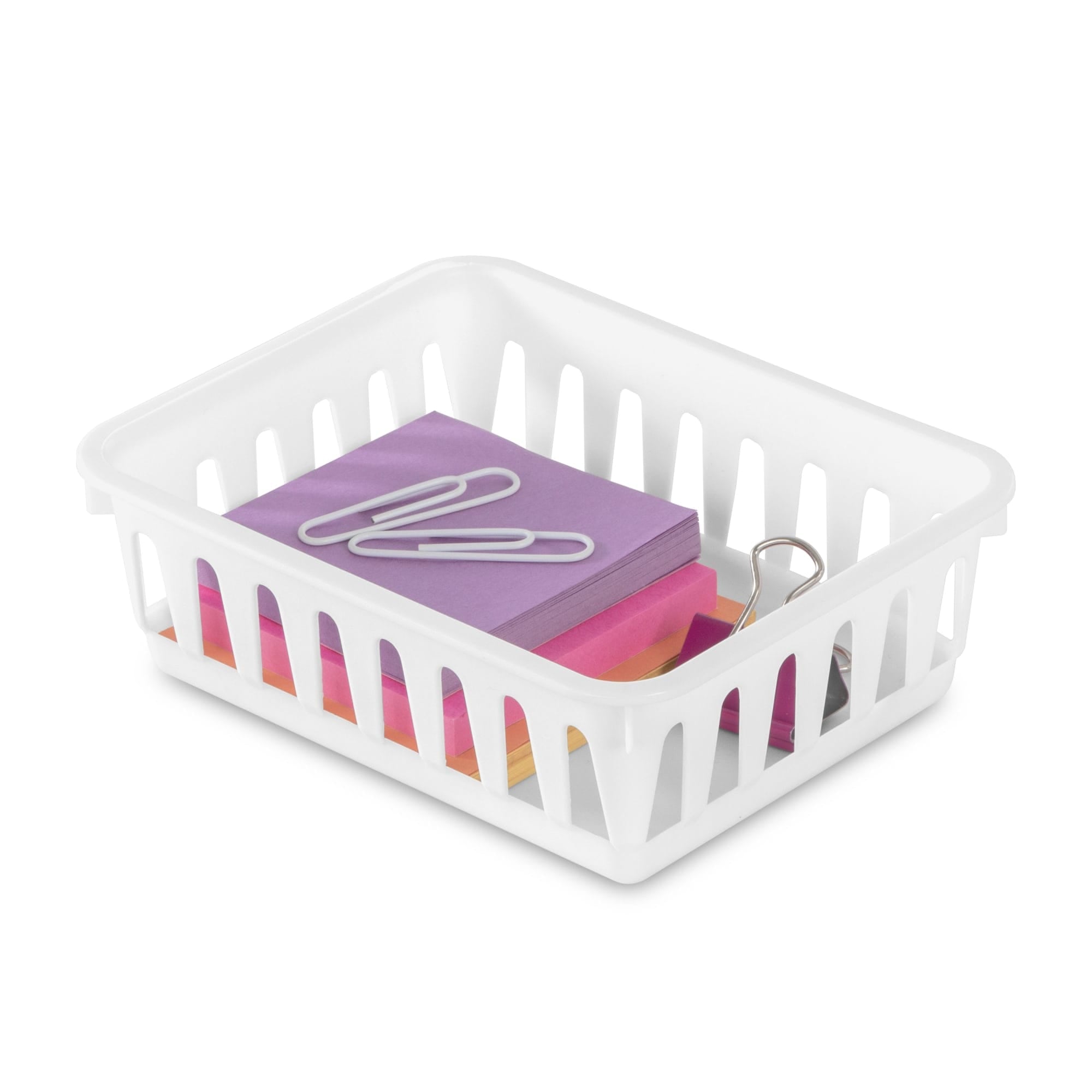 Sterilite Mini Storage Tray / White $1.00 EACH, CASE PACK OF 24