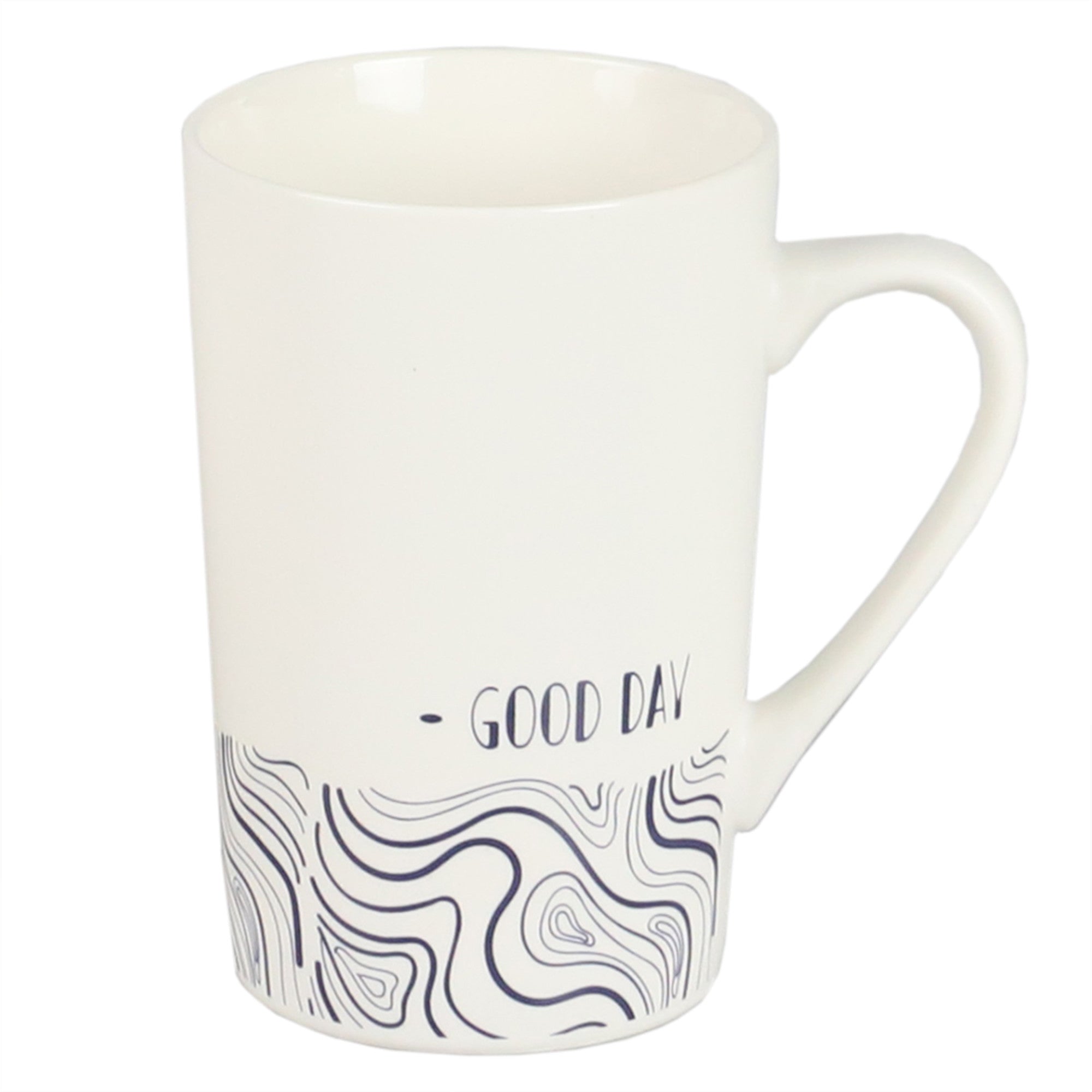 Home Basics Graphic Dip 13 oz. Bone China Mug - Assorted Colors