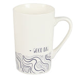 Load image into Gallery viewer, Home Basics Graphic Dip 13 oz. Bone China Mug - Assorted Colors
