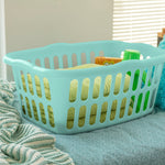 Load image into Gallery viewer, Sterilite 1.5 Bushel / 53 Liter Rectangular Laundry Basket - Clear
