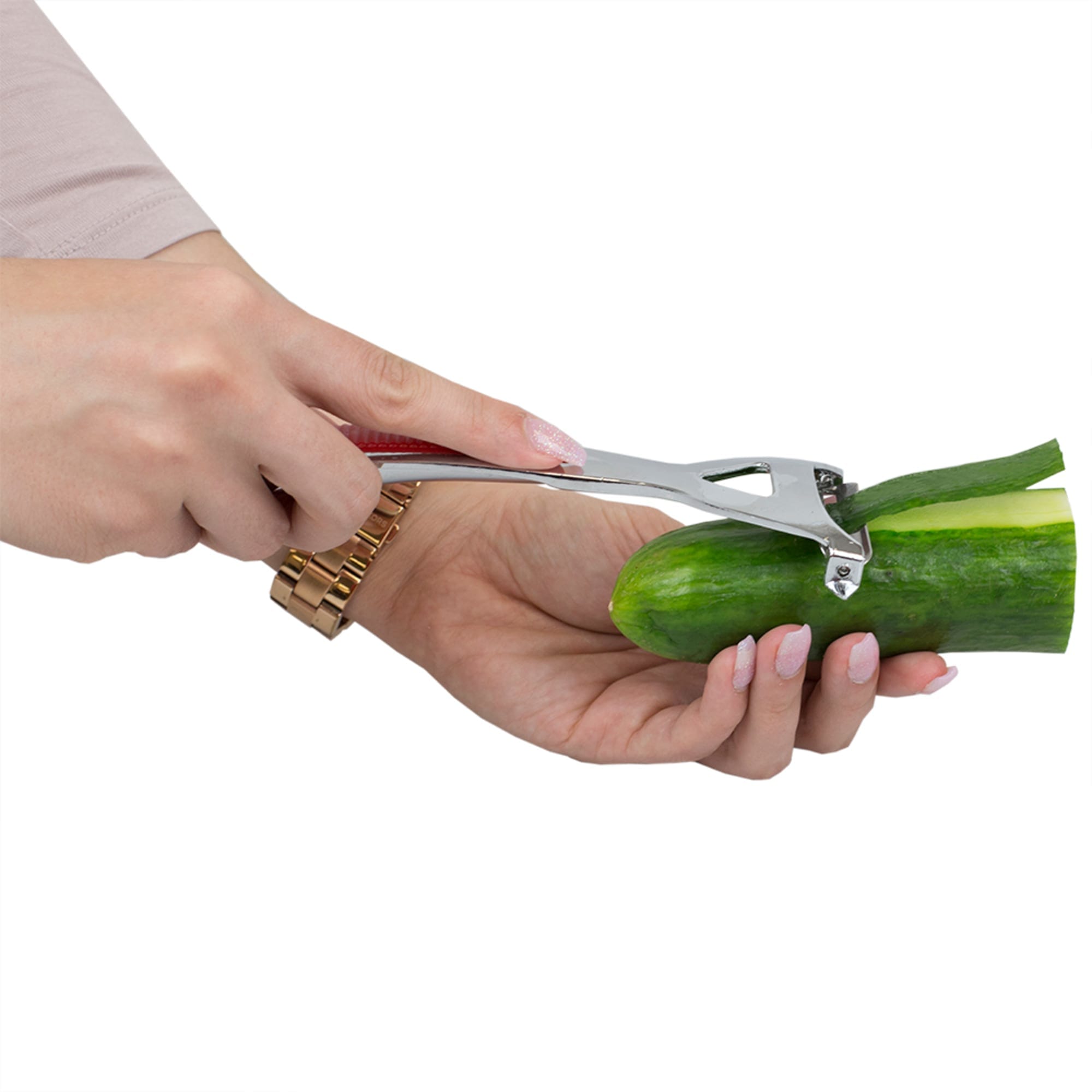 Home Basics Vegetable Peeler with Rubber Grip, FOOD PREP