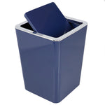 Load image into Gallery viewer, Home Basics Skylar Swing Top 3 Lt ABS Plastic Waste Bin, Navy $10.00 EACH, CASE PACK OF 4
