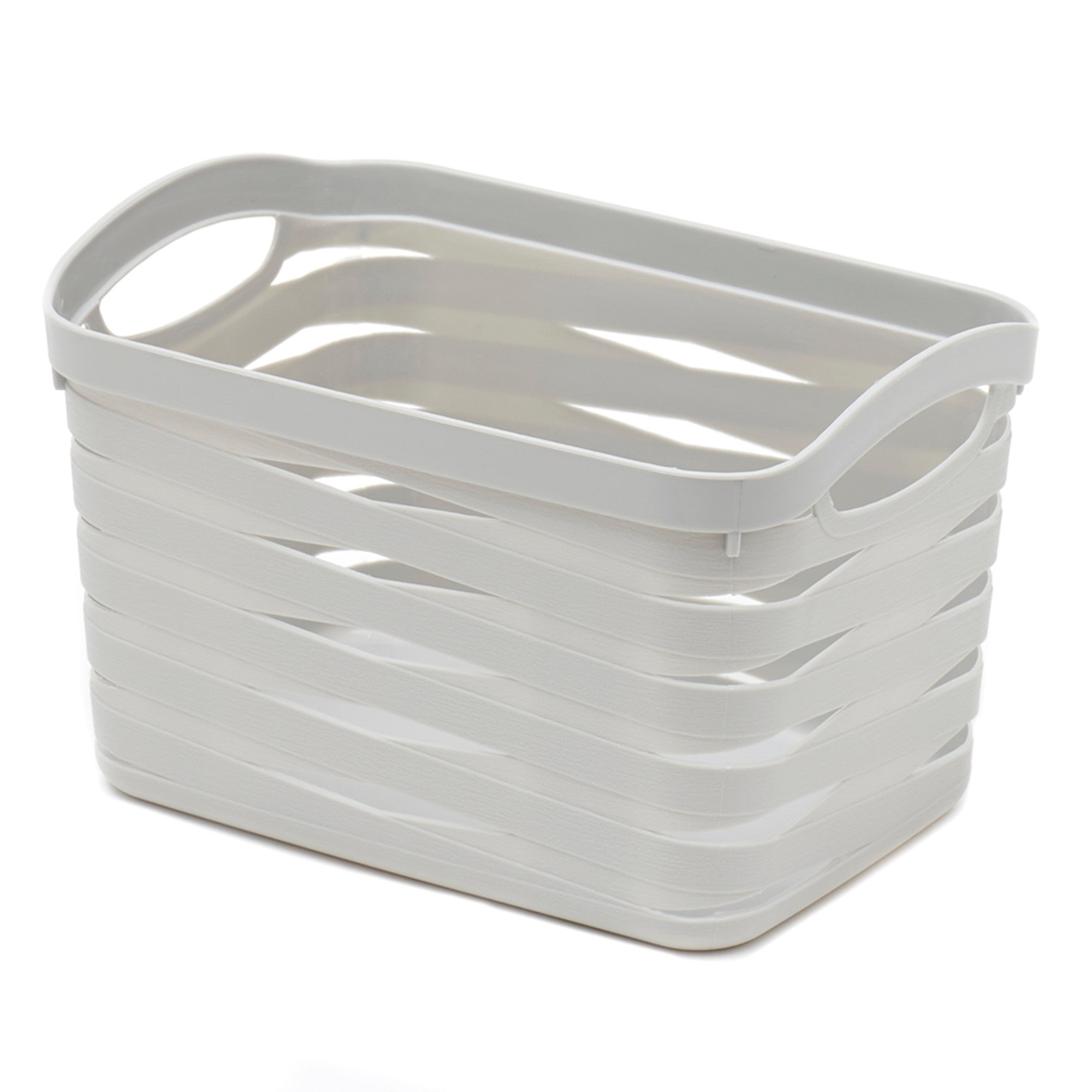 Home Basics Avaris Medium Plastic Storage Basket - Assorted Colors