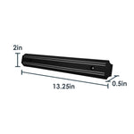 Load image into Gallery viewer, Home Basics Stainless Steel Magnetic Knife Holder, Black $3.00 EACH, CASE PACK OF 24
