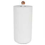 Load image into Gallery viewer, Home Basics Grove Free Standing Paper Towel Holder with Weighted Base, White $5.00 EACH, CASE PACK OF 12
