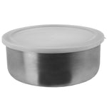 Load image into Gallery viewer, Home Basics Brushed Stainless Steel Food Storage Container Set, (Set of 5), Silver $5.00 EACH, CASE PACK OF 12

