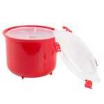 Load image into Gallery viewer, Home Basics Plastic Microwave Rice Cooker, Red $5 EACH, CASE PACK OF 12
