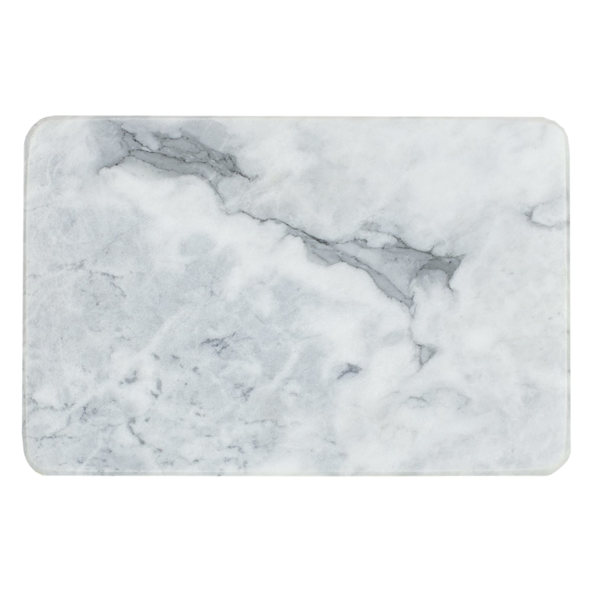 Home Basics Multi-Purpose Pastry Marble Cutting Board, White $8.00 EACH, CASE PACK OF 5