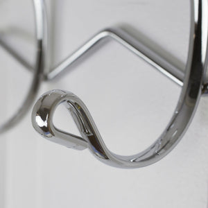 Home Basics Chrome Plated Steel 6 Hook Over the Door Hanging Rack $6.00 EACH, CASE PACK OF 12