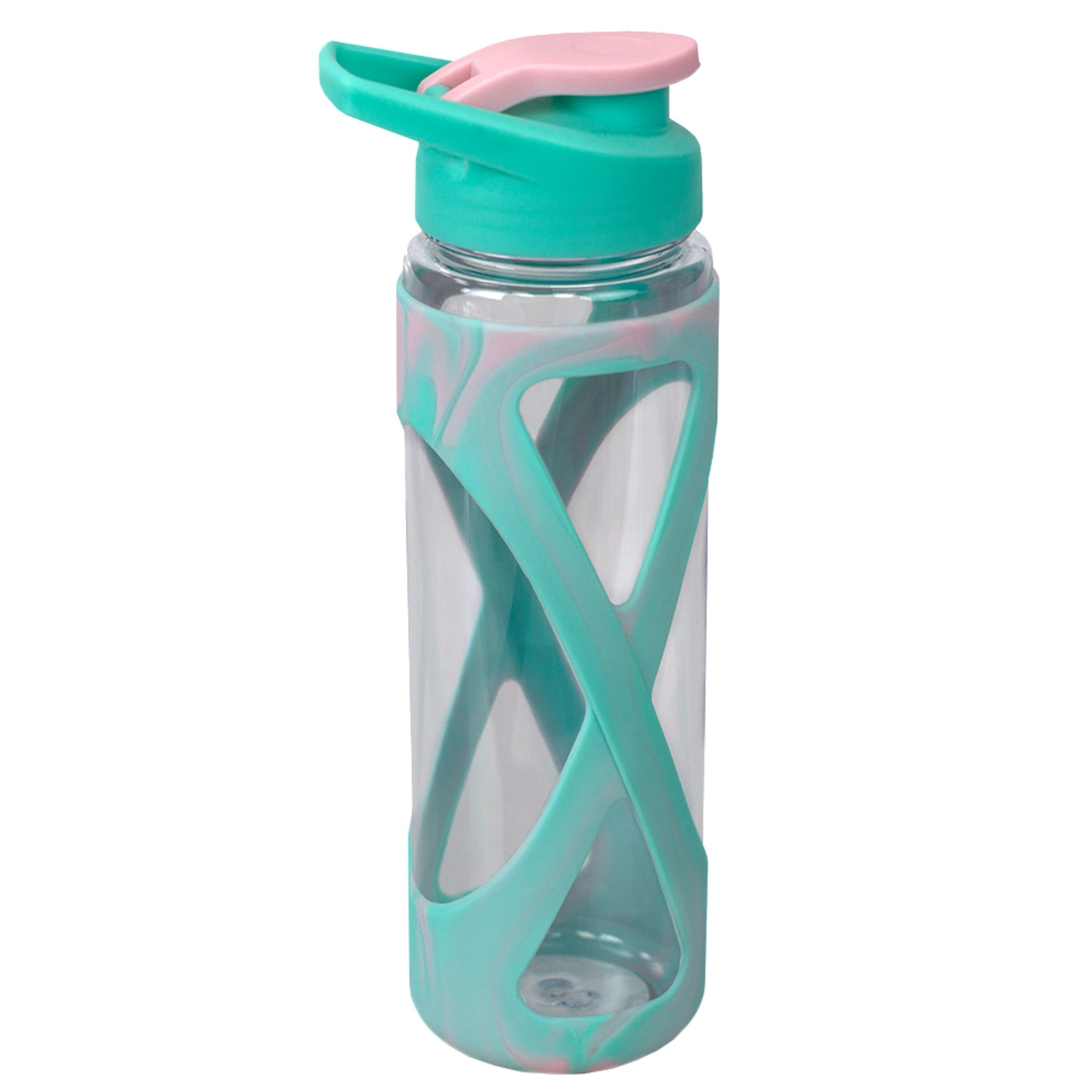 Home Basics 17 oz. Silicone Sleeve Water Bottle - Assorted Colors