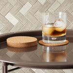 Load image into Gallery viewer, Home Basics 6 Piece Cork Coaster Set $1.50 EACH, CASE PACK OF 24
