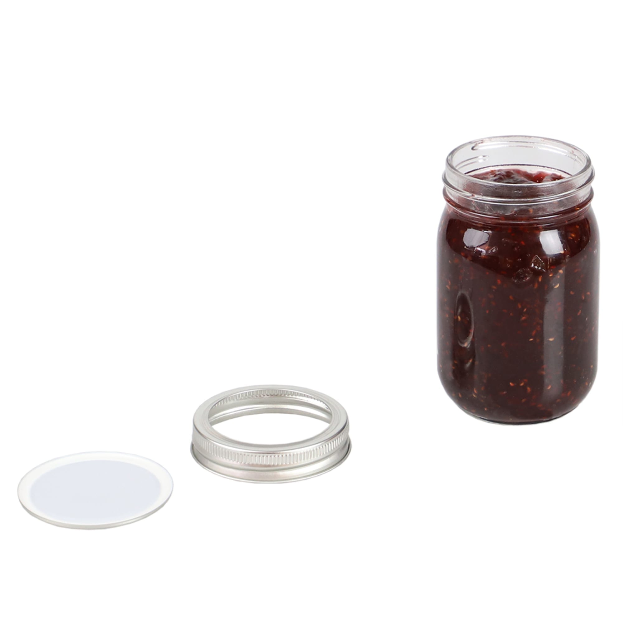 Home Basics 12 oz. Wide Mouth Clear Mason Canning Jar $1.25 EACH, CASE PACK OF 12