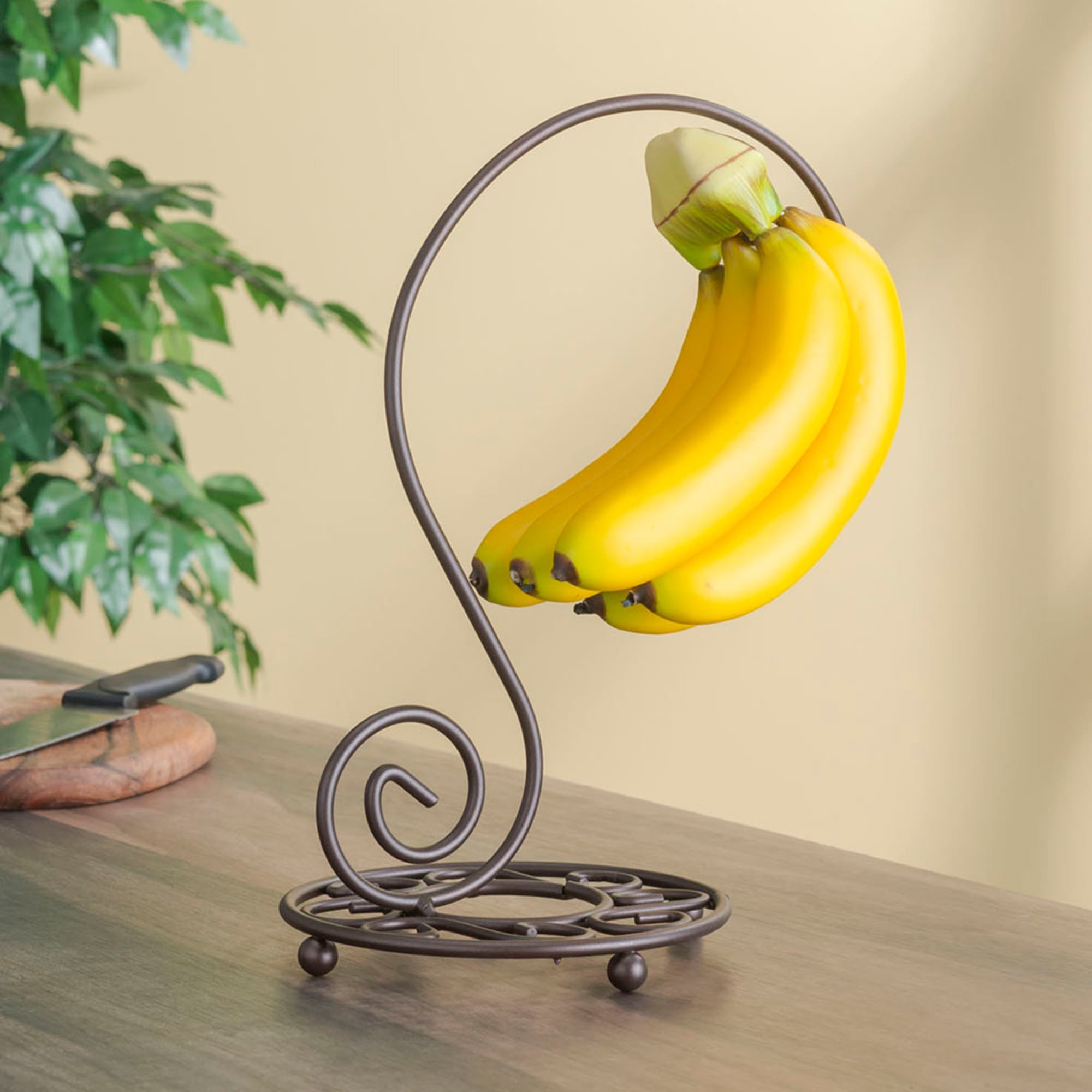 Home Basics Scroll  Banana Tree, Bronze $5.00 EACH, CASE PACK OF 12