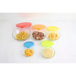 Load image into Gallery viewer, Home Basics 5 Piece Glass Bowl Set with Plastic Colorful Lids $5 EACH, CASE PACK OF 12
