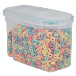 Load image into Gallery viewer, Home Basics Medium Plastic Cereal Dispenser with Pour Spout, Clear $4.00 EACH, CASE PACK OF 12
