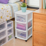 Load image into Gallery viewer, Sterilite 3 Drawer Cart, White $35.00 EACH, CASE PACK OF 2
