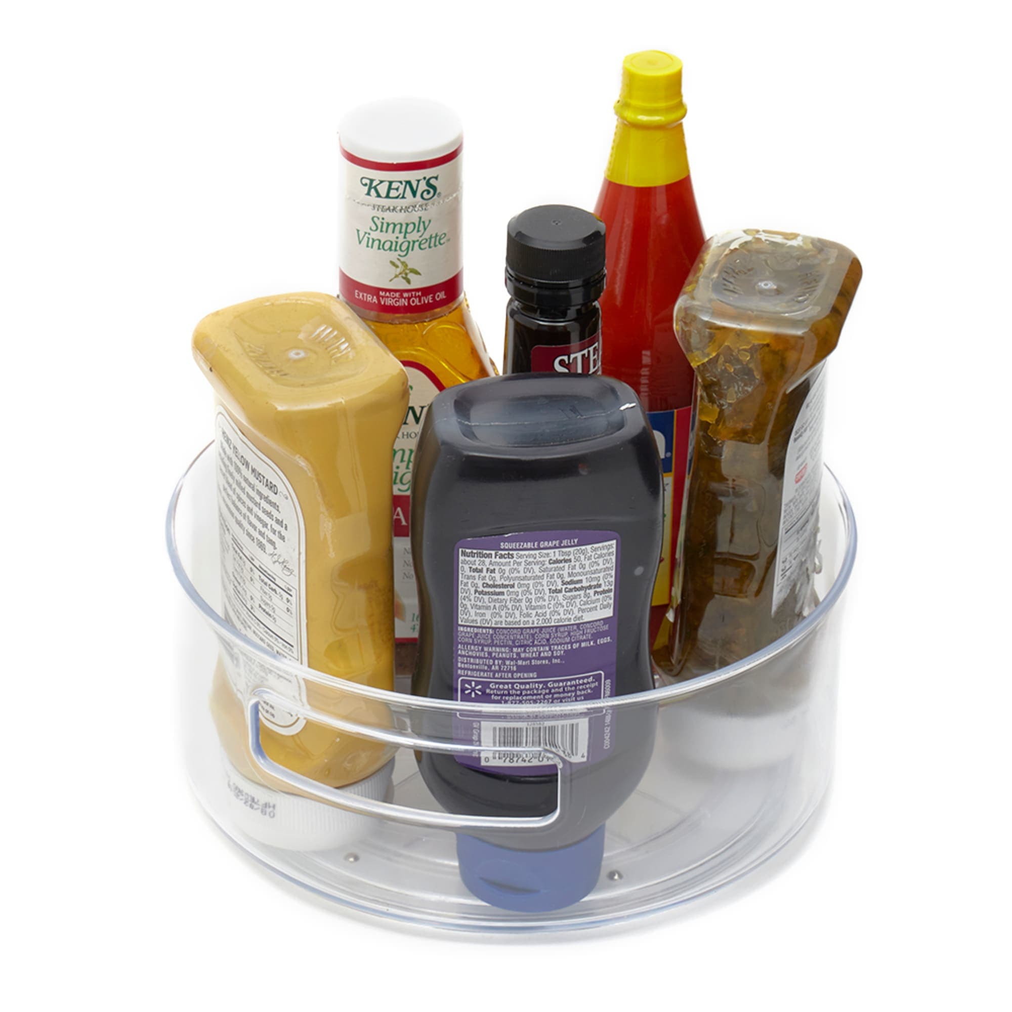 Home Basics Clear Plastic Lazy Susan $4.00 EACH, CASE PACK OF 12