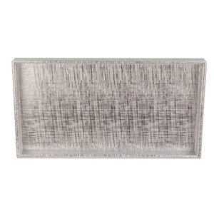 Home Basics Metallic Weave Vanity Tray, Silver $5.00 EACH, CASE PACK OF 8