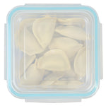 Load image into Gallery viewer, Home Basics 74 oz. Square Borosilicate Glass Food Storage Container with Leak-Proof and Air-Tight Plastic Locking Lid $8.00 EACH, CASE PACK OF 12
