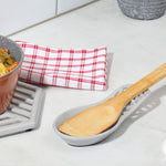 Load image into Gallery viewer, Home Basics Lines Cast Iron Spoon Rest, Grey $5.00 EACH, CASE PACK OF 6
